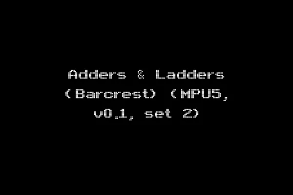 Adders & Ladders (Barcrest) (MPU5, v0.1, set 2)
