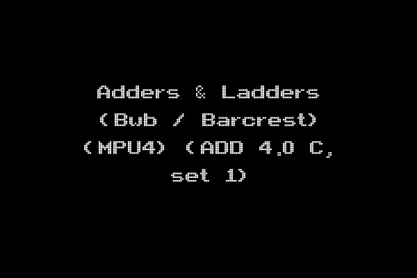 Adders & Ladders (Bwb / Barcrest) (MPU4) (ADD 4.0 C, set 1)