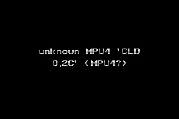 unknown MPU4 'CLD 0.2C' (MPU4?)