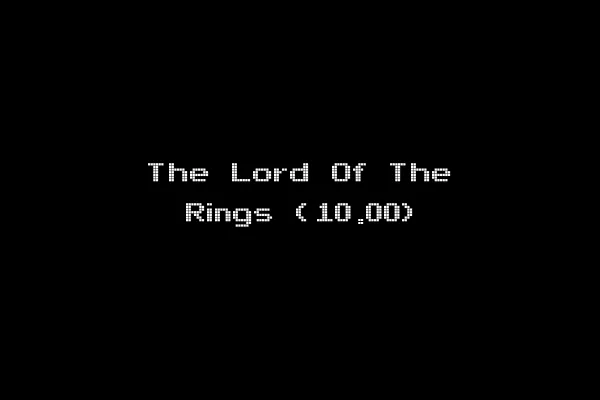 The Lord Of The Rings (10.00)