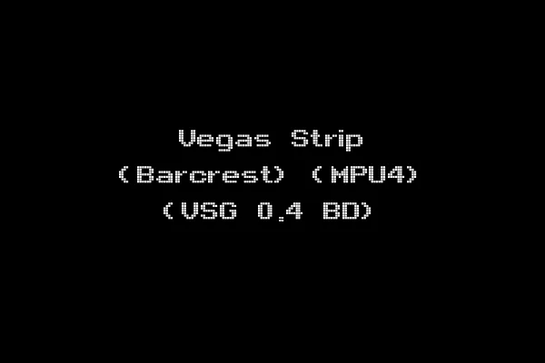 Vegas Strip (Barcrest) (MPU4) (VSG 0.4 BD)