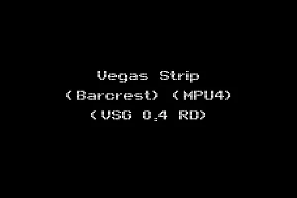 Vegas Strip (Barcrest) (MPU4) (VSG 0.4 RD)