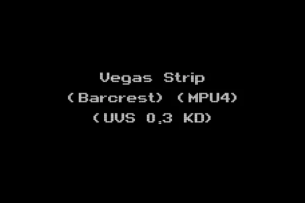Vegas Strip (Barcrest) (MPU4) (UVS 0.3 KD)