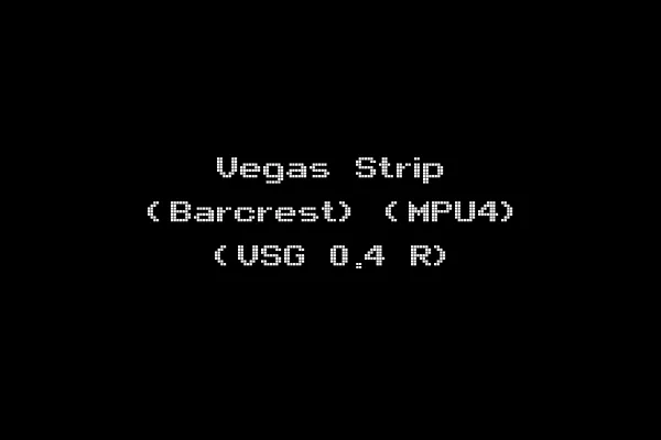 Vegas Strip (Barcrest) (MPU4) (VSG 0.4 R)