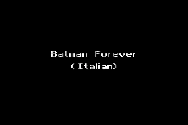 Batman Forever (Italian)
