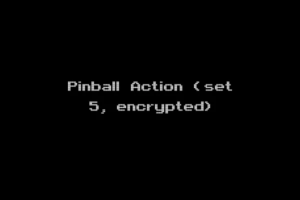 Pinball Action (set 5, encrypted)