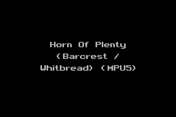 Horn Of Plenty (Barcrest / Whitbread) (MPU5)