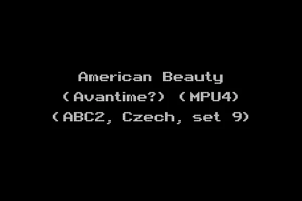 American Beauty (Avantime?) (MPU4) (ABC2, Czech, set 9)