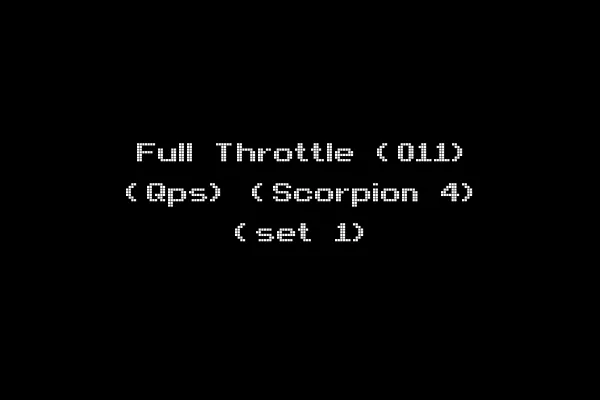 Full Throttle (011) (Qps) (Scorpion 4) (set 1)