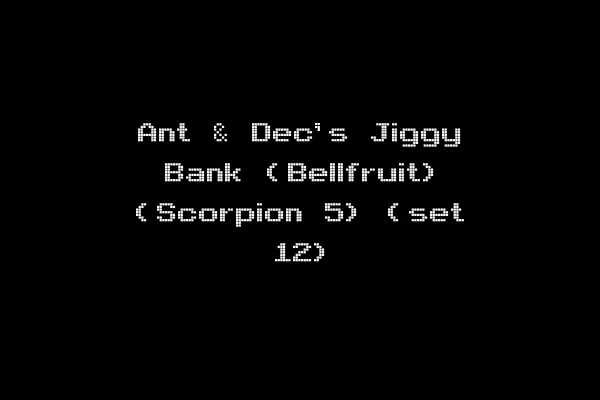 Ant & Dec's Jiggy Bank (Bellfruit) (Scorpion 5) (set 12)