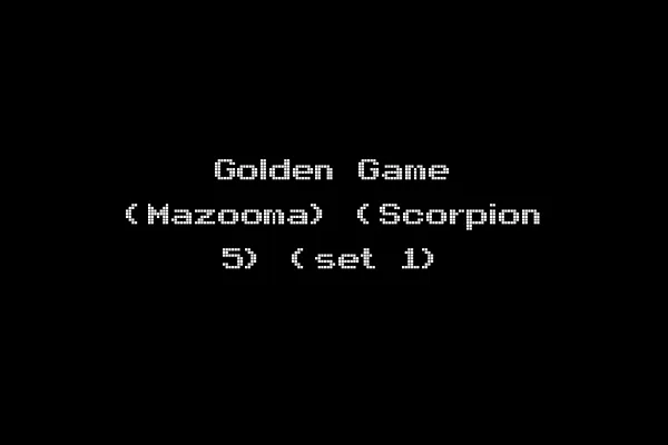 Golden Game (Mazooma) (Scorpion 5) (set 1)