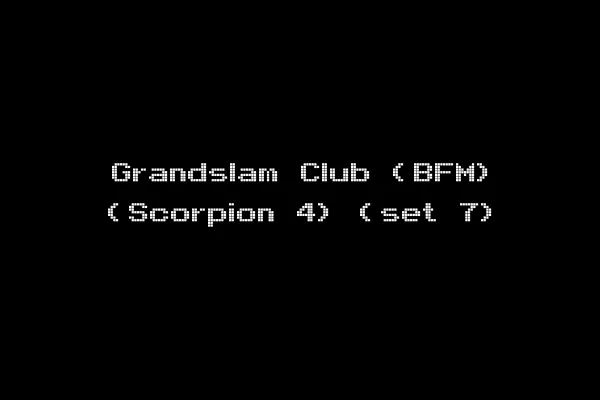 Grandslam Club (BFM) (Scorpion 4) (set 7)