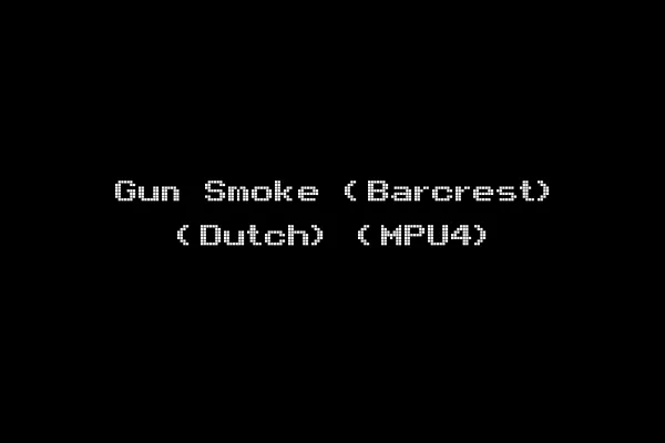 Gun Smoke (Barcrest) (Dutch) (MPU4)