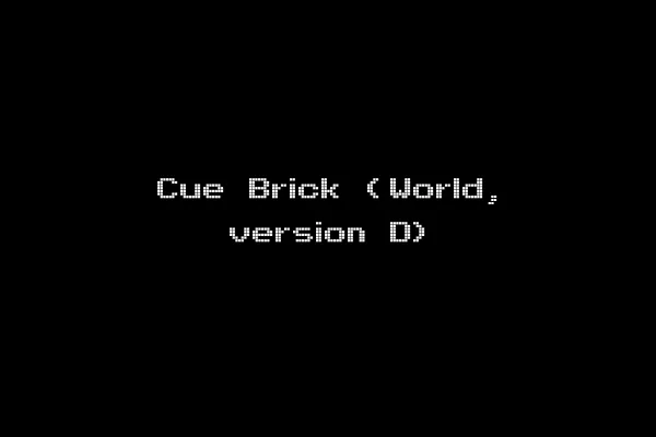 Cue Brick (World, version D)