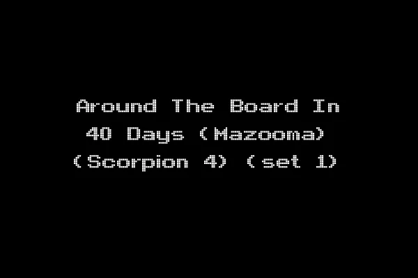 Around The Board In 40 Days (Mazooma) (Scorpion 4) (set 1)