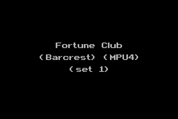 Fortune Club (Barcrest) (MPU4) (set 1)