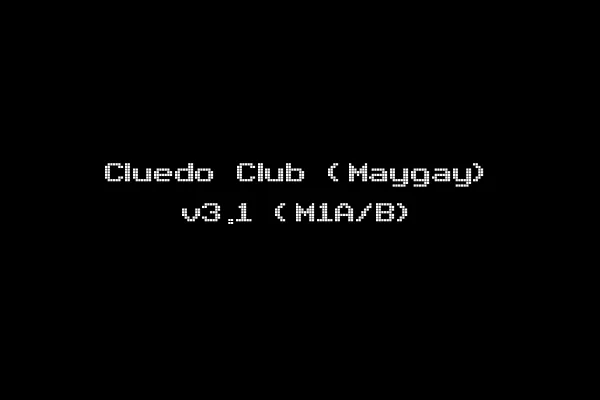 Cluedo Club (Maygay) v3.1 (M1A/B)