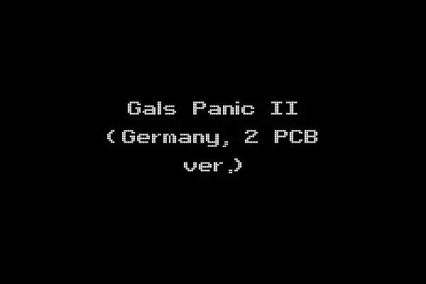Gals Panic II (Germany, 2 PCB ver.)