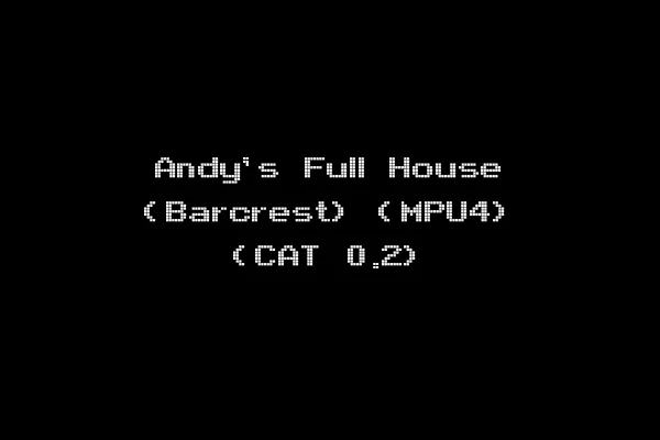 Andy's Full House (Barcrest) (MPU4) (CAT 0.2)