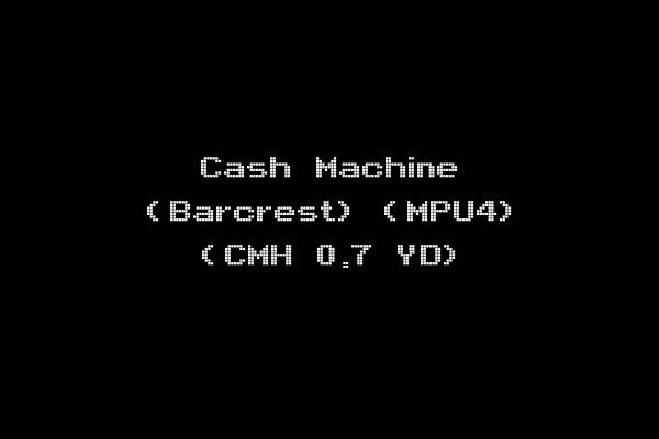 Cash Machine (Barcrest) (MPU4) (CMH 0.7 YD)