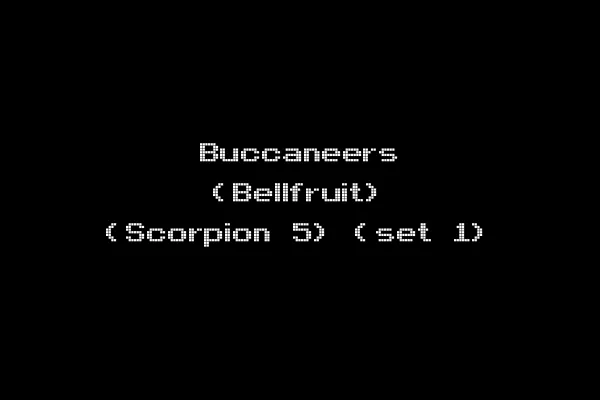 Buccaneers (Bellfruit) (Scorpion 5) (set 1)