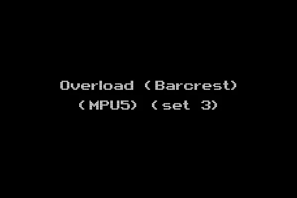 Overload (Barcrest) (MPU5) (set 3)