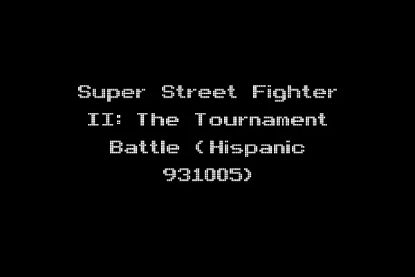 Super Street Fighter II: The Tournament Battle (Hispanic 931005)
