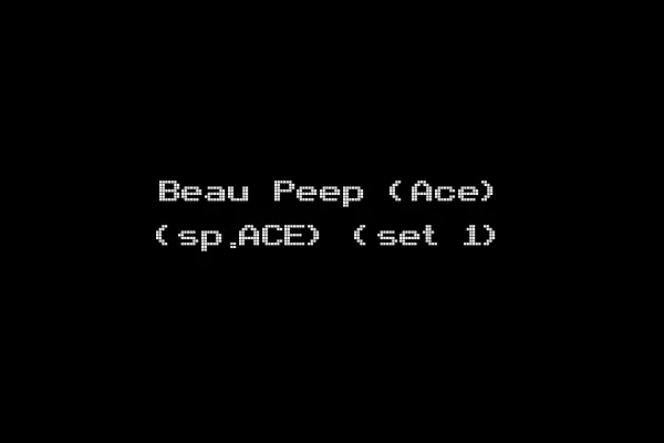 Beau Peep (Ace) (sp.ACE) (set 1)