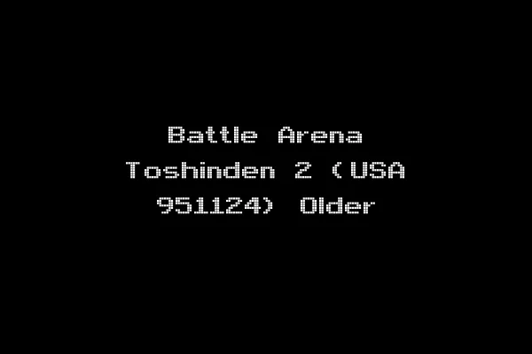 Battle Arena Toshinden 2 (USA 951124) Older