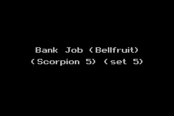 Bank Job (Bellfruit) (Scorpion 5) (set 5)