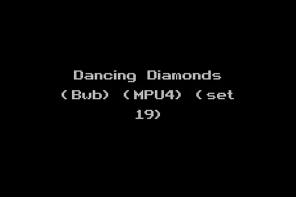 Dancing Diamonds (Bwb) (MPU4) (set 19)