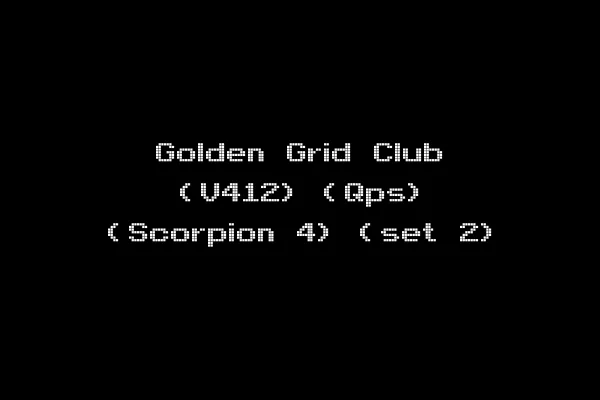 Golden Grid Club (V412) (Qps) (Scorpion 4) (set 2)