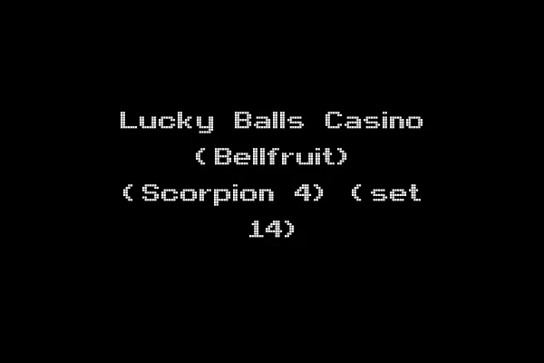 Lucky Balls Casino (Bellfruit) (Scorpion 4) (set 14)