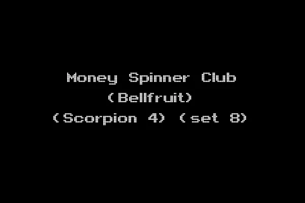 Money Spinner Club (Bellfruit) (Scorpion 4) (set 8)