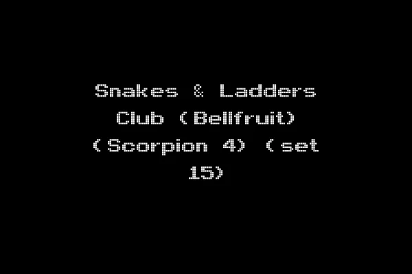Snakes & Ladders Club (Bellfruit) (Scorpion 4) (set 15)