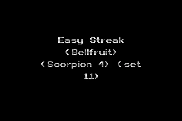 Easy Streak (Bellfruit) (Scorpion 4) (set 11)