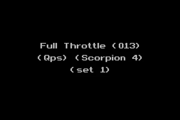 Full Throttle (013) (Qps) (Scorpion 4) (set 1)