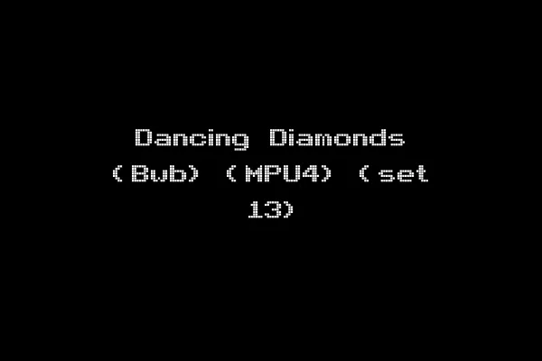 Dancing Diamonds (Bwb) (MPU4) (set 13)