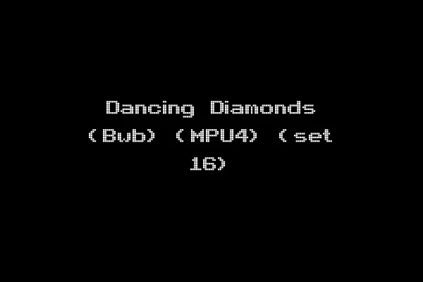 Dancing Diamonds (Bwb) (MPU4) (set 16)