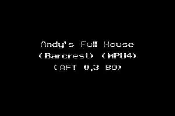 Andy's Full House (Barcrest) (MPU4) (AFT 0.3 BD)