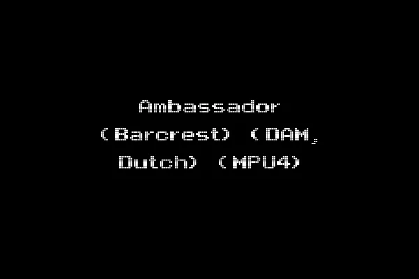 Ambassador (Barcrest) (DAM, Dutch) (MPU4)