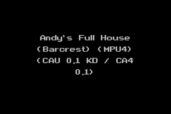 Andy's Full House (Barcrest) (MPU4) (CAU 0.1 KD / CA4 0.1)