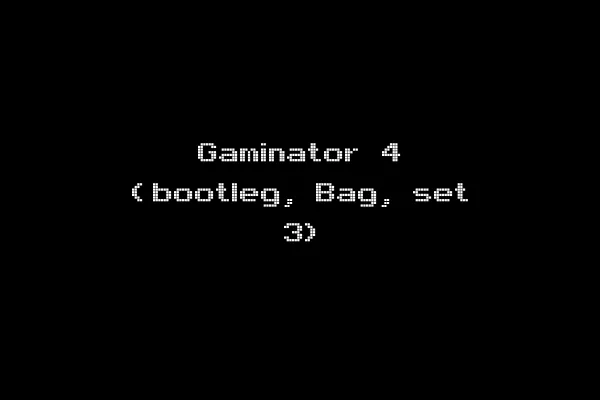 Gaminator 4 (bootleg, Bag, set 3)