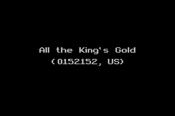 All the King's Gold (0152152, US)