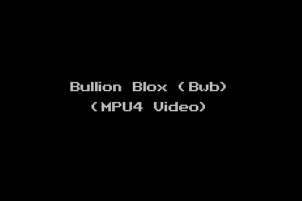 Bullion Blox (Bwb) (MPU4 Video)