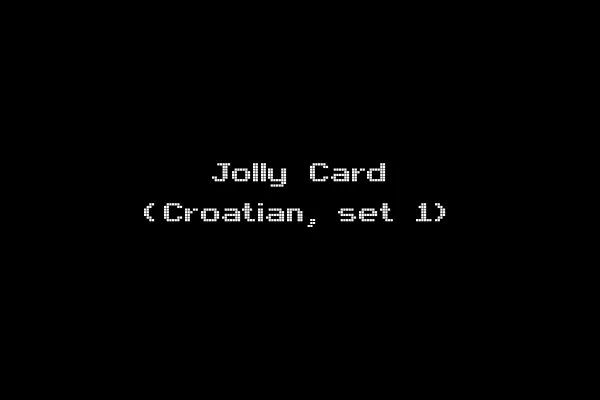 Jolly Card (Croatian, set 1)