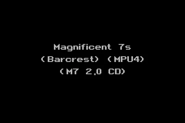 Magnificent 7s (Barcrest) (MPU4) (M7 2.0 CD)