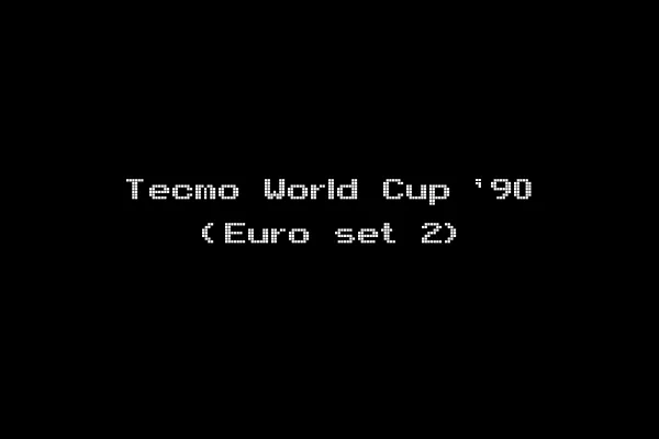 Tecmo World Cup '90 (Euro set 2)