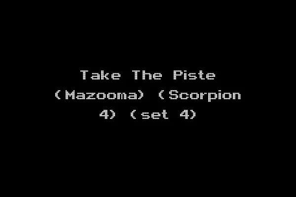 Take The Piste (Mazooma) (Scorpion 4) (set 4)