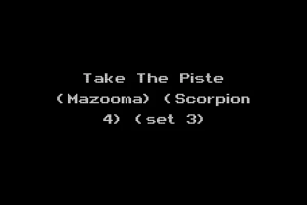 Take The Piste (Mazooma) (Scorpion 4) (set 3)